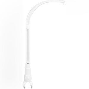 Adjustable claw arm crib mount for nursery mobile